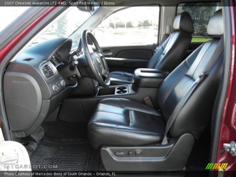  2007 Avalanche LTZ 4WD Ebony Interior