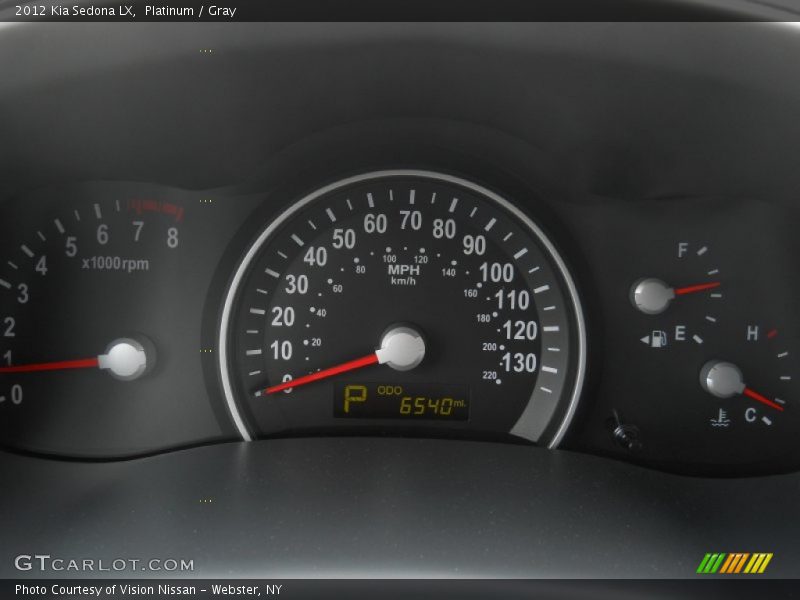  2012 Sedona LX LX Gauges