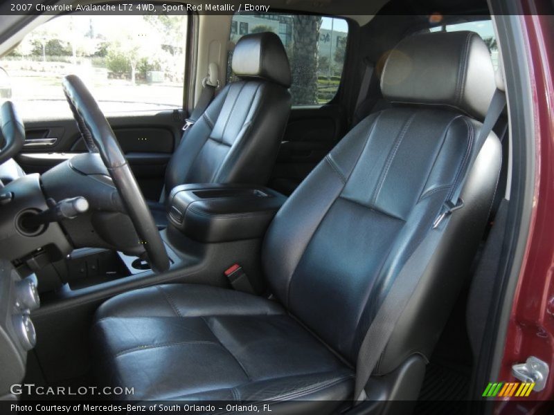  2007 Avalanche LTZ 4WD Ebony Interior