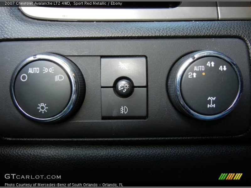 Controls of 2007 Avalanche LTZ 4WD