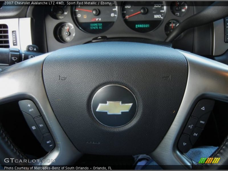 Sport Red Metallic / Ebony 2007 Chevrolet Avalanche LTZ 4WD