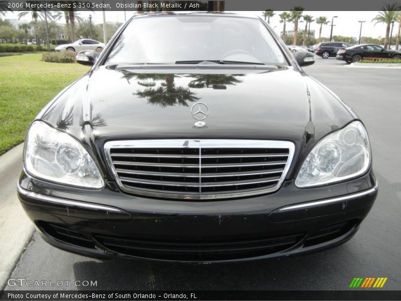 Obsidian Black Metallic / Ash 2006 Mercedes-Benz S 350 Sedan