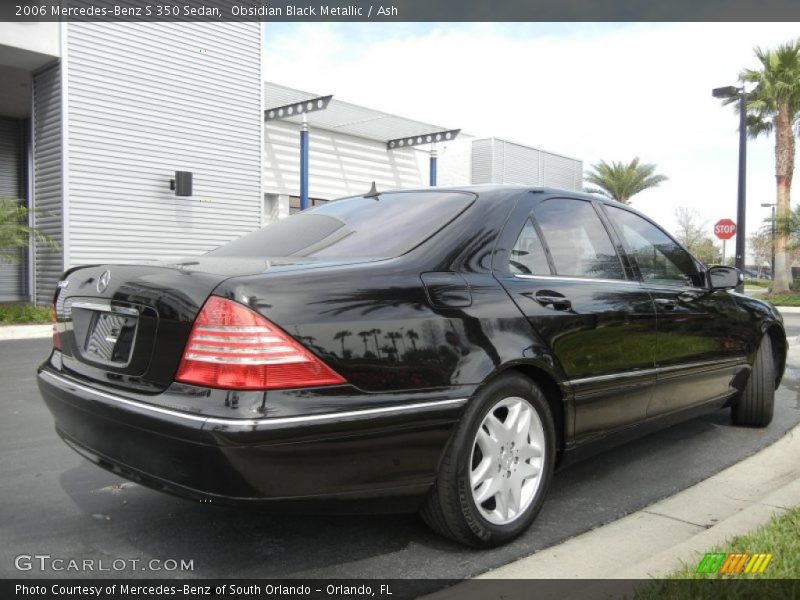 Obsidian Black Metallic / Ash 2006 Mercedes-Benz S 350 Sedan