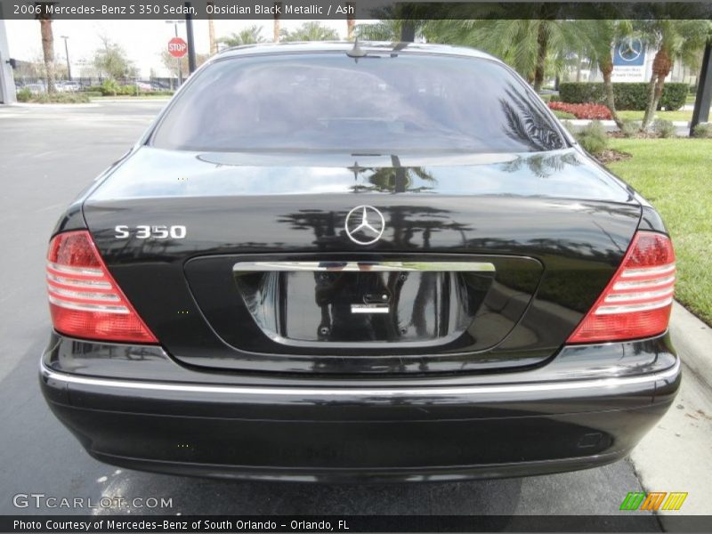 Obsidian Black Metallic / Ash 2006 Mercedes-Benz S 350 Sedan