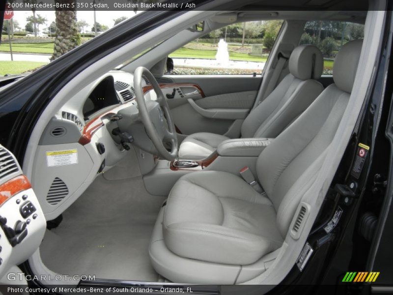  2006 S 350 Sedan Ash Interior