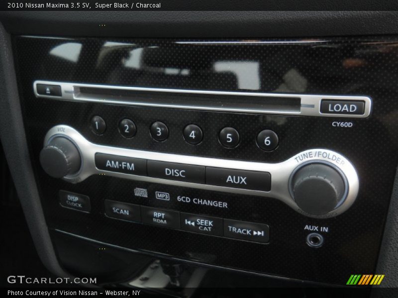 Super Black / Charcoal 2010 Nissan Maxima 3.5 SV