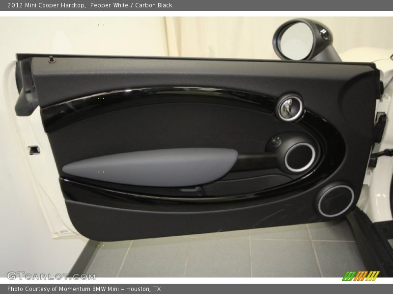 Pepper White / Carbon Black 2012 Mini Cooper Hardtop