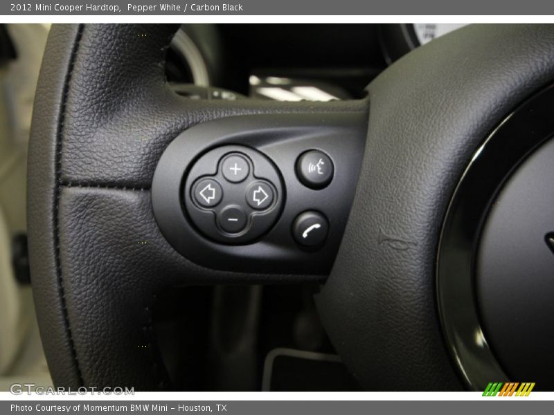 Pepper White / Carbon Black 2012 Mini Cooper Hardtop