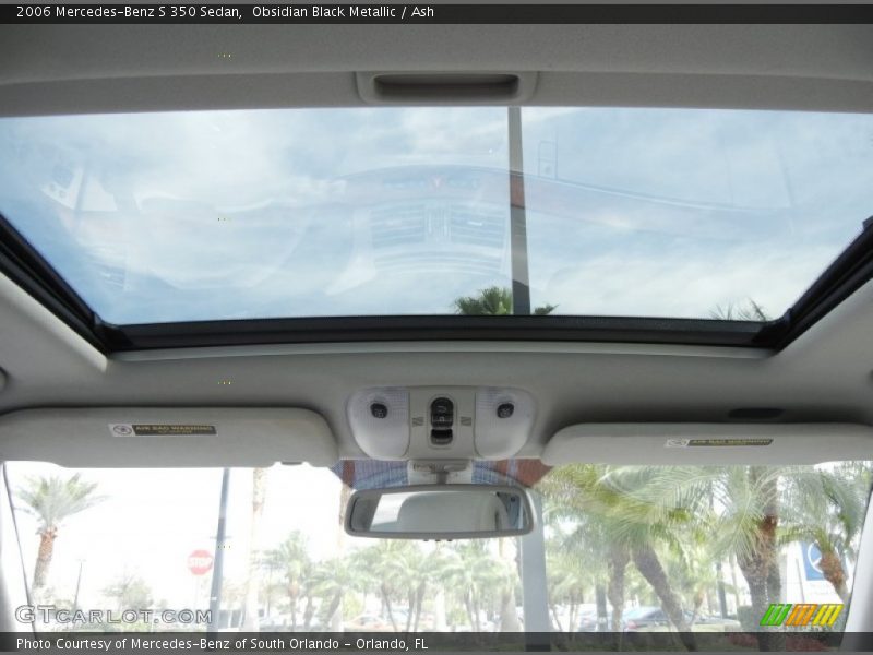 Obsidian Black Metallic / Ash 2006 Mercedes-Benz S 350 Sedan