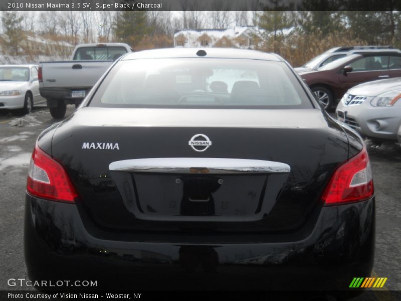 Super Black / Charcoal 2010 Nissan Maxima 3.5 SV