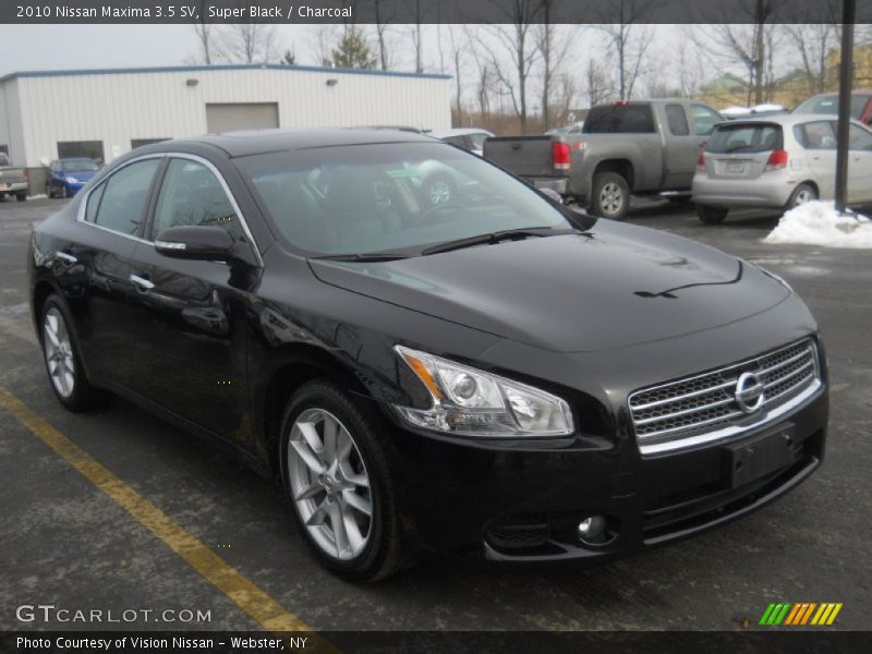 Super Black / Charcoal 2010 Nissan Maxima 3.5 SV