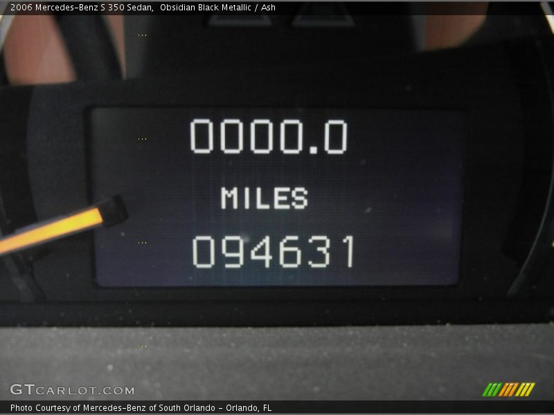 Obsidian Black Metallic / Ash 2006 Mercedes-Benz S 350 Sedan