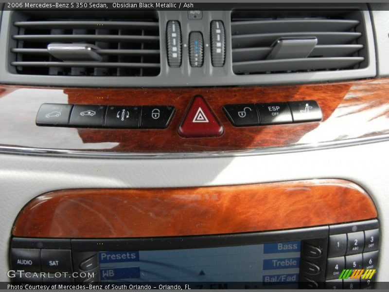 Controls of 2006 S 350 Sedan