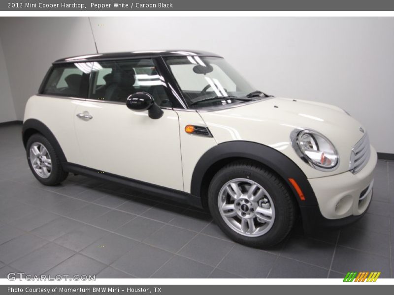 Pepper White / Carbon Black 2012 Mini Cooper Hardtop