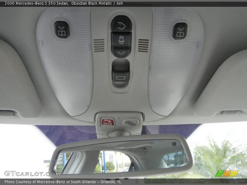Obsidian Black Metallic / Ash 2006 Mercedes-Benz S 350 Sedan