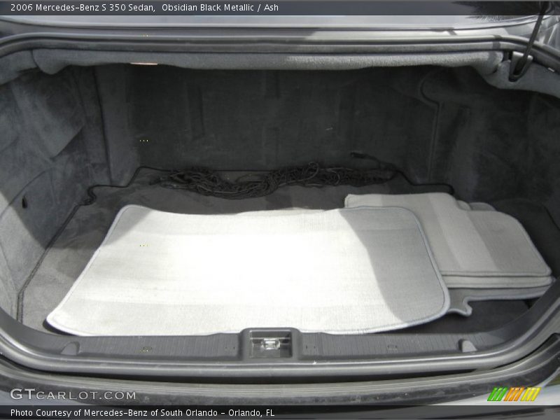 Obsidian Black Metallic / Ash 2006 Mercedes-Benz S 350 Sedan