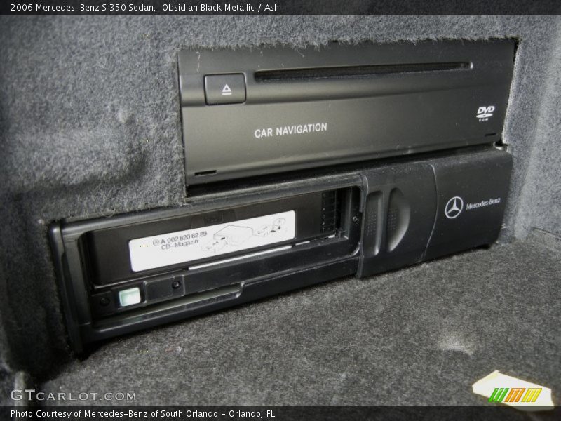 Obsidian Black Metallic / Ash 2006 Mercedes-Benz S 350 Sedan