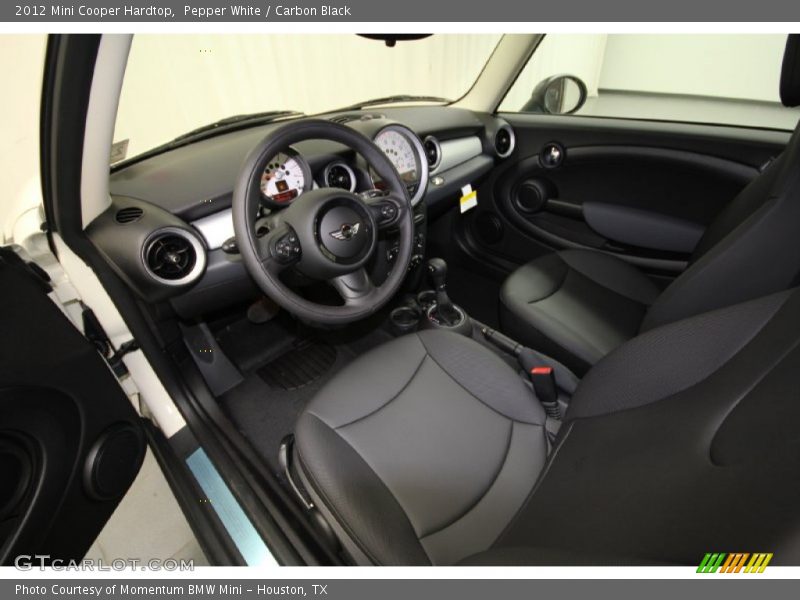 Pepper White / Carbon Black 2012 Mini Cooper Hardtop