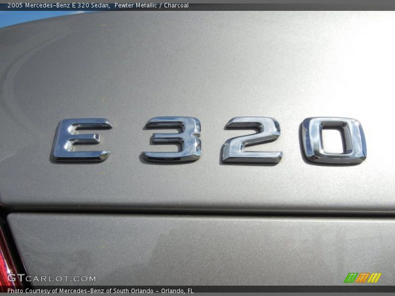 Pewter Metallic / Charcoal 2005 Mercedes-Benz E 320 Sedan