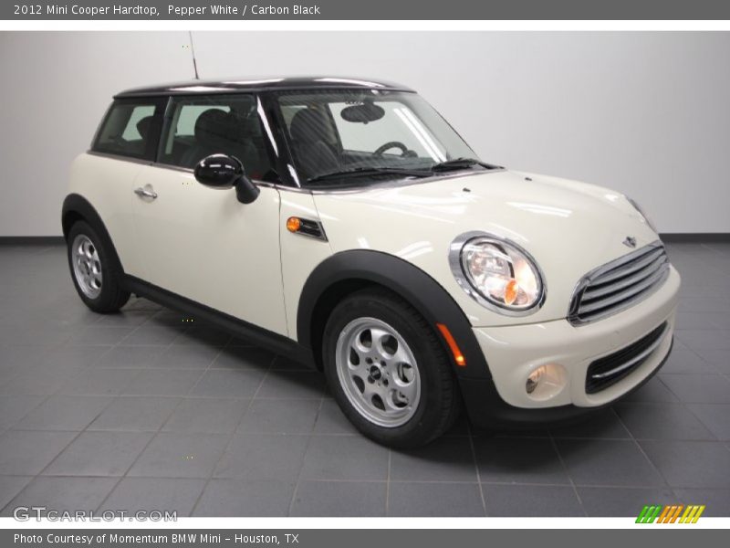 Pepper White / Carbon Black 2012 Mini Cooper Hardtop