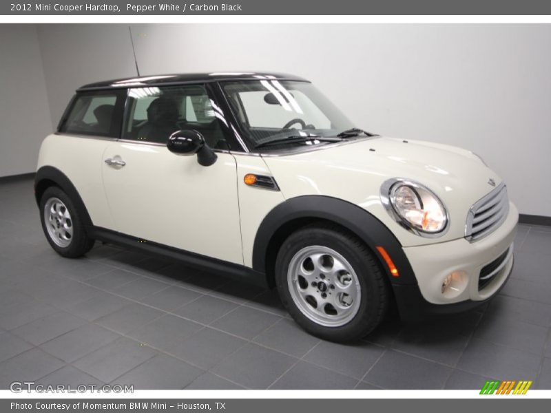 Pepper White / Carbon Black 2012 Mini Cooper Hardtop