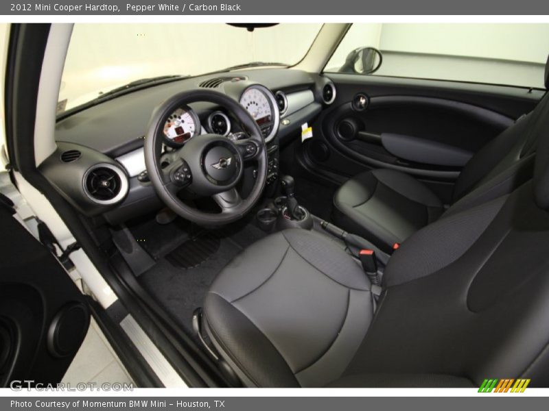 Pepper White / Carbon Black 2012 Mini Cooper Hardtop