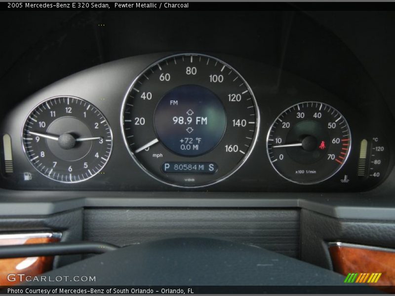 Pewter Metallic / Charcoal 2005 Mercedes-Benz E 320 Sedan