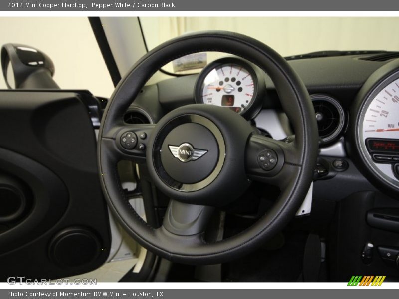 Pepper White / Carbon Black 2012 Mini Cooper Hardtop