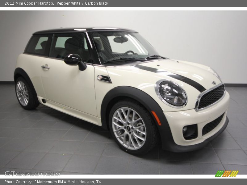 Pepper White / Carbon Black 2012 Mini Cooper Hardtop