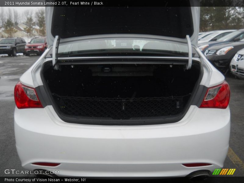 Pearl White / Black 2011 Hyundai Sonata Limited 2.0T