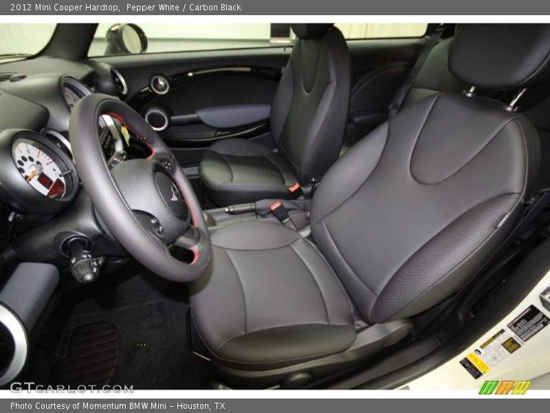 Pepper White / Carbon Black 2012 Mini Cooper Hardtop