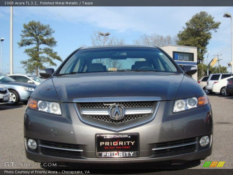 Polished Metal Metallic / Taupe 2008 Acura TL 3.2