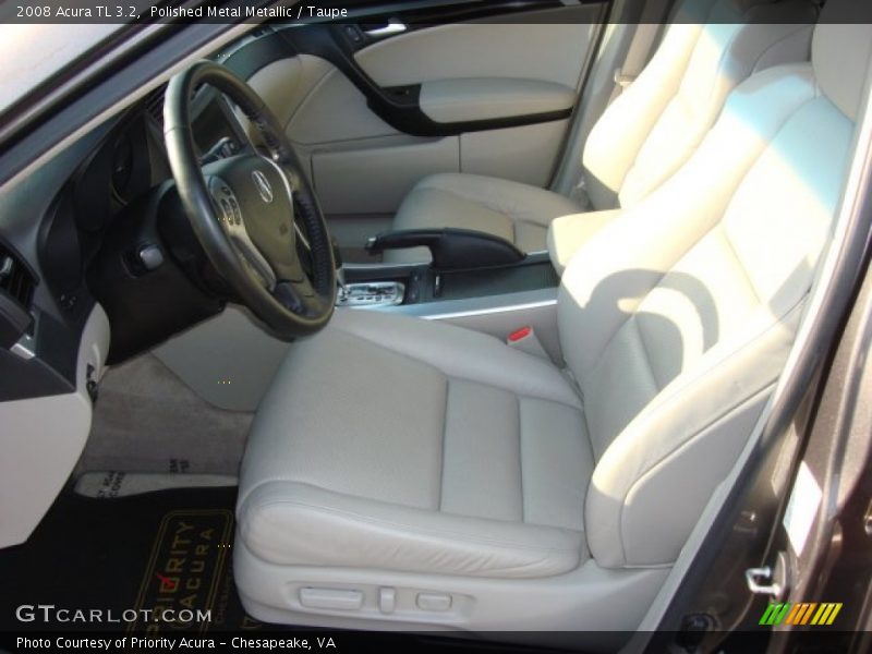 Polished Metal Metallic / Taupe 2008 Acura TL 3.2