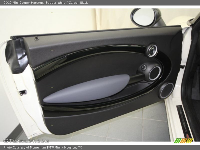 Pepper White / Carbon Black 2012 Mini Cooper Hardtop