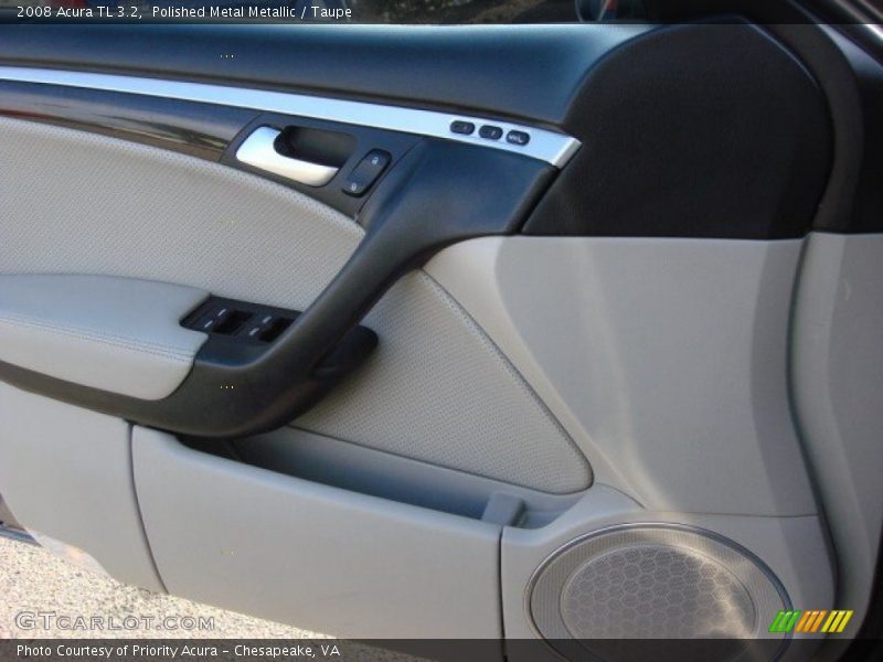 Polished Metal Metallic / Taupe 2008 Acura TL 3.2