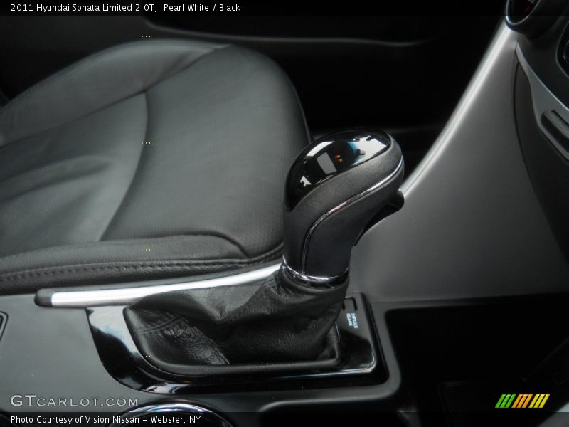 Pearl White / Black 2011 Hyundai Sonata Limited 2.0T