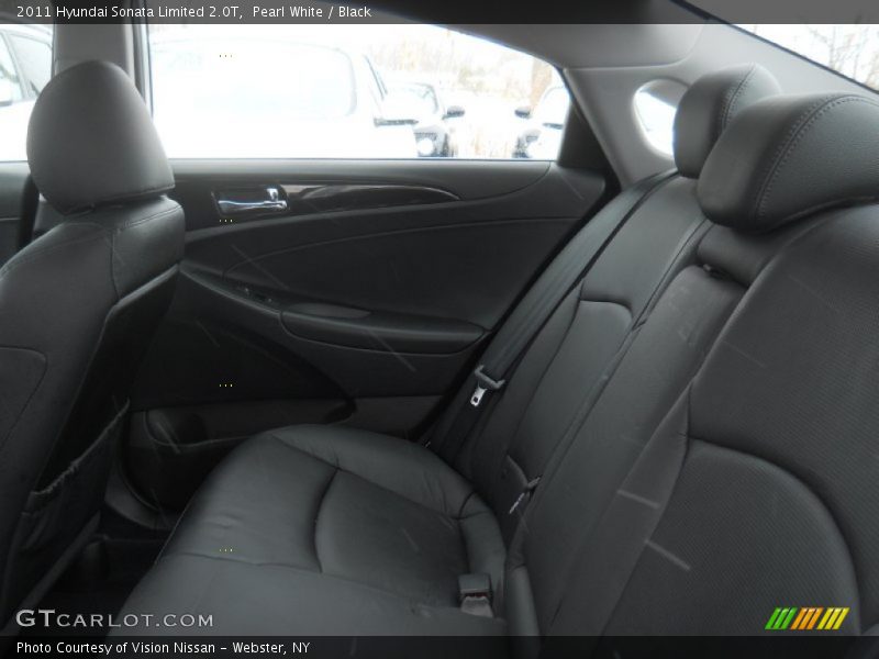 Pearl White / Black 2011 Hyundai Sonata Limited 2.0T