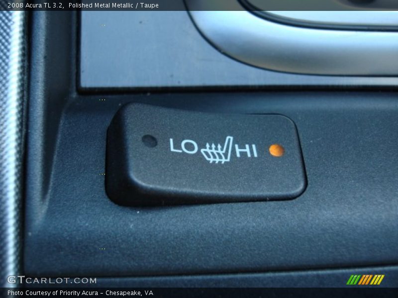 Polished Metal Metallic / Taupe 2008 Acura TL 3.2