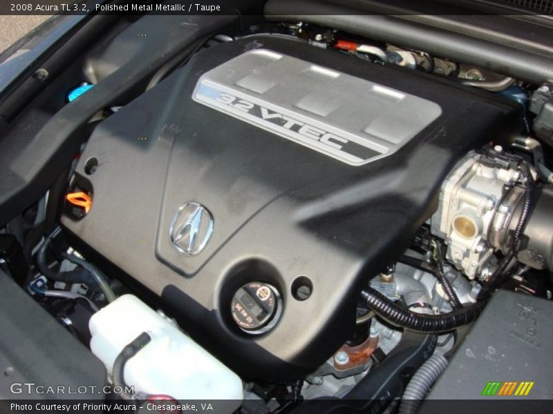 Polished Metal Metallic / Taupe 2008 Acura TL 3.2
