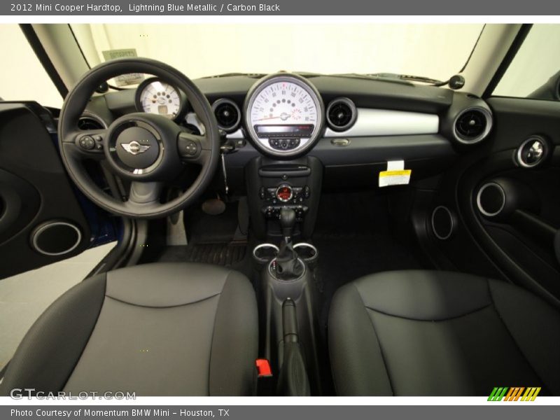 Lightning Blue Metallic / Carbon Black 2012 Mini Cooper Hardtop