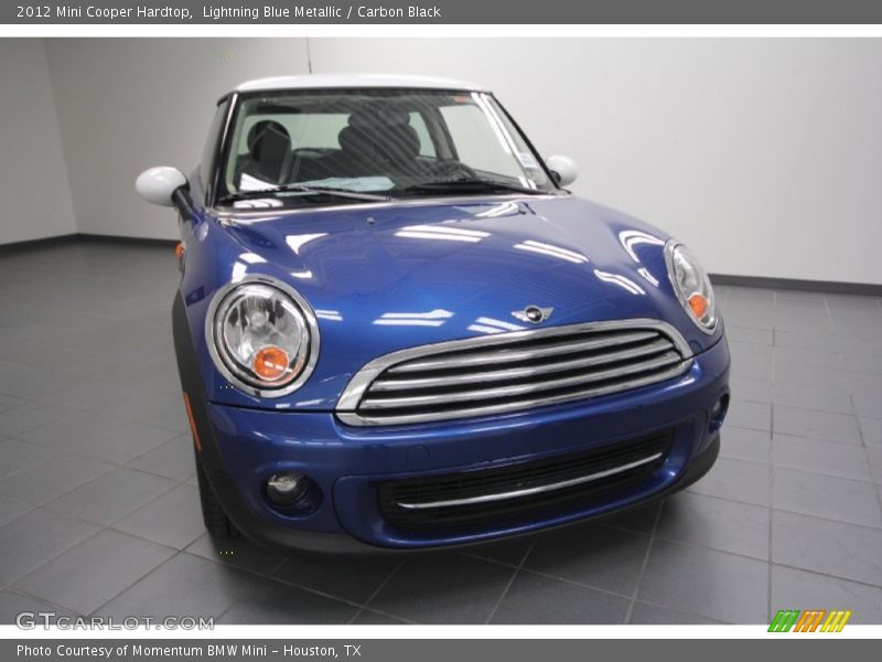 Lightning Blue Metallic / Carbon Black 2012 Mini Cooper Hardtop