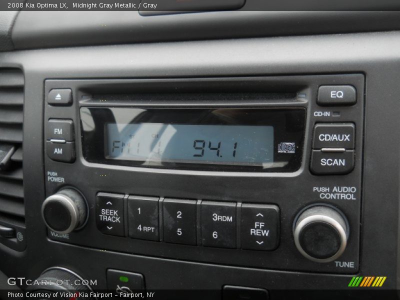 Midnight Gray Metallic / Gray 2008 Kia Optima LX