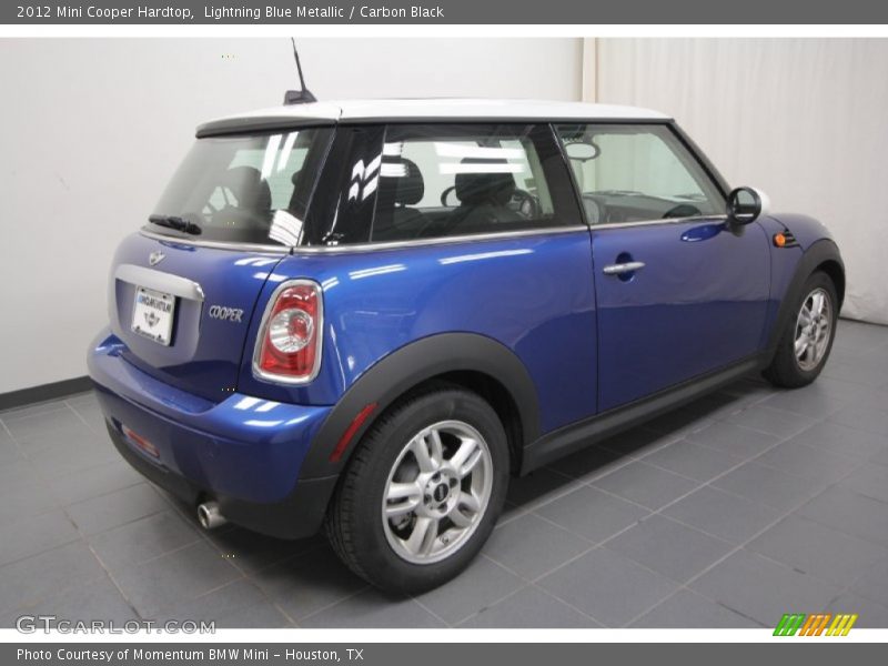 Lightning Blue Metallic / Carbon Black 2012 Mini Cooper Hardtop