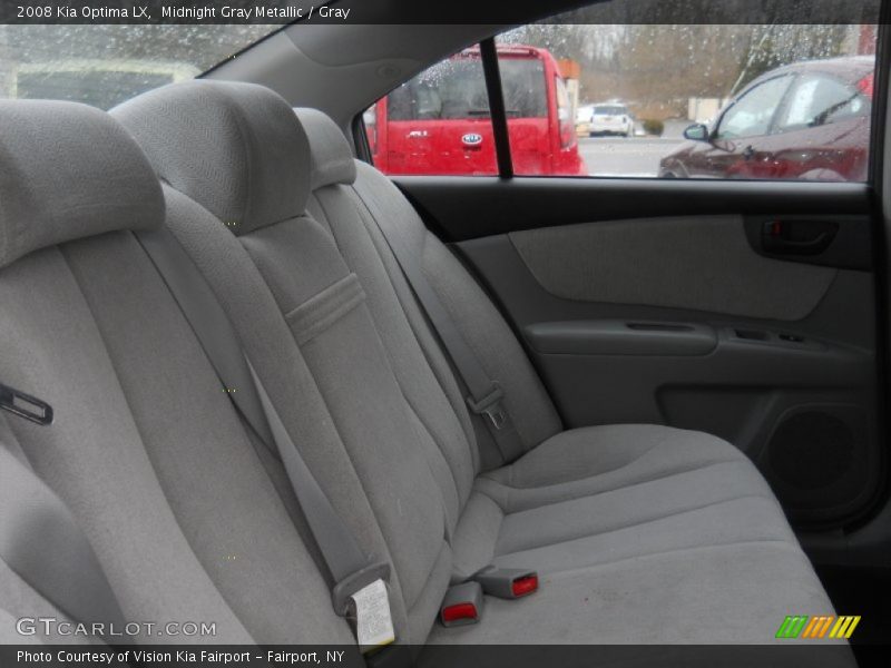 Midnight Gray Metallic / Gray 2008 Kia Optima LX