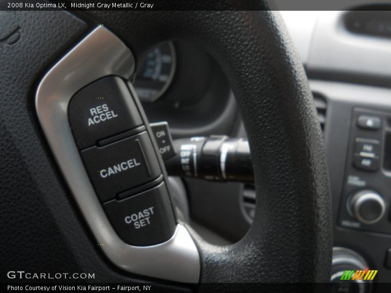 Midnight Gray Metallic / Gray 2008 Kia Optima LX