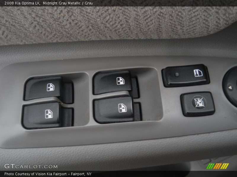 Midnight Gray Metallic / Gray 2008 Kia Optima LX