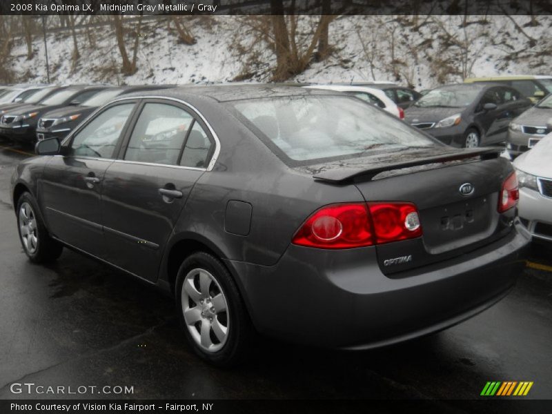 Midnight Gray Metallic / Gray 2008 Kia Optima LX