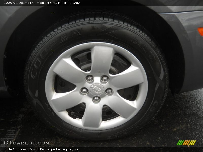 Midnight Gray Metallic / Gray 2008 Kia Optima LX