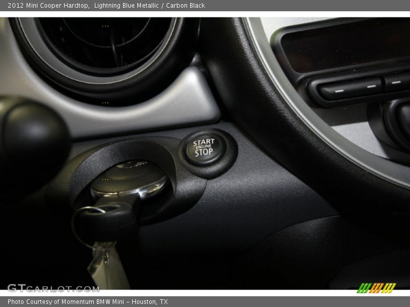 Lightning Blue Metallic / Carbon Black 2012 Mini Cooper Hardtop