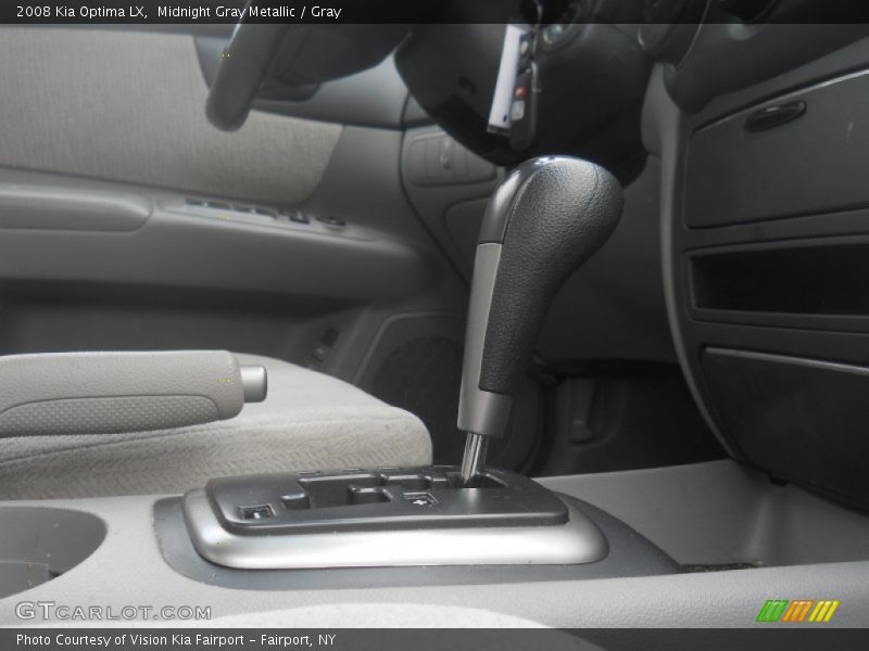 Midnight Gray Metallic / Gray 2008 Kia Optima LX